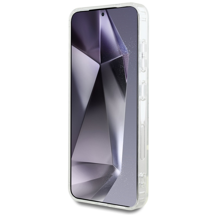 Etui Karl Lagerfeld Button Choupette      Head Printed Logo MagSafe do Samsung Galaxy S25+ biały