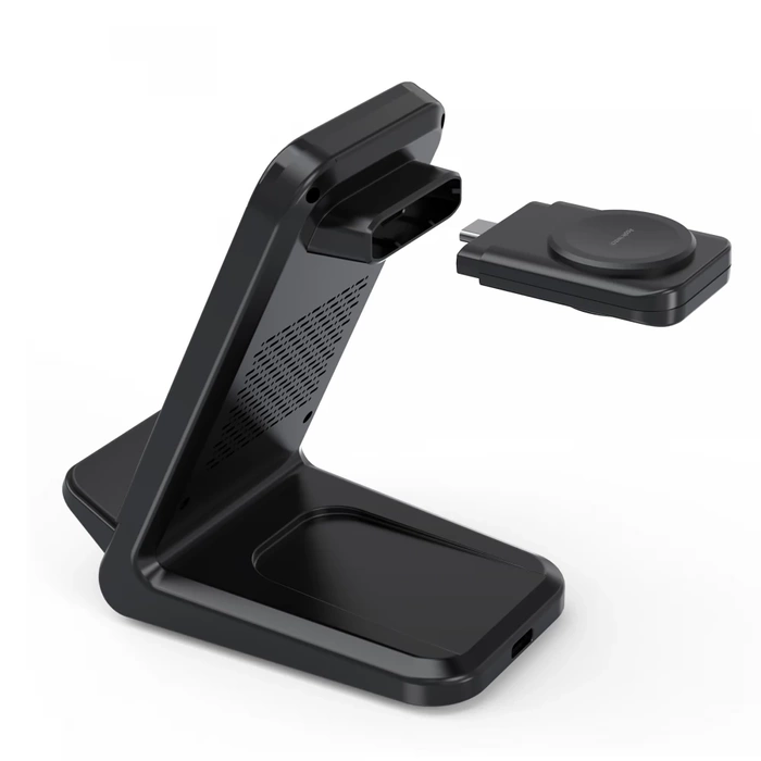 Stacja ładująca indukcyjna 4w1 Choetech T608 15W - czarna