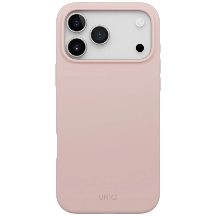 Etui UNIQ Lino do iPhone 17 Pro Max      Magclick Charging różowy
