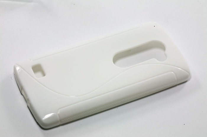 Pokrowiec S-Line LG Leon H340N Biały Etui Silikon