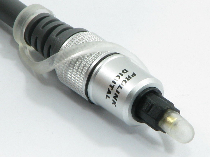Kabel PROLINK Optyczny Toslink 0,5m Cyfrowy Jakosc