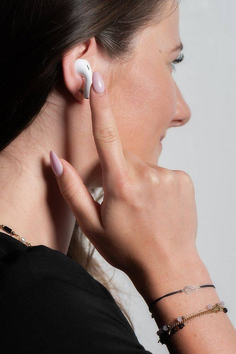 Słuchawki bezprzewodowe douszne Forcell F-Audio Master Pro TWS białe