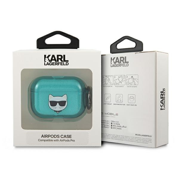 Etui KARL LAGERFELD Apple AirPods Pro Choupette Niebieski Case