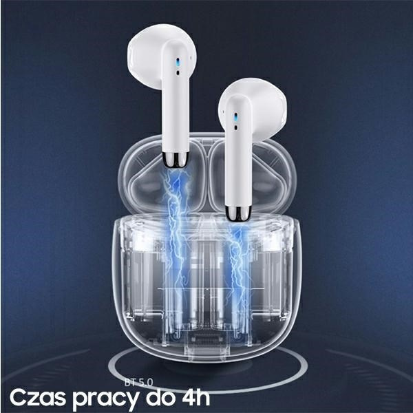 Słuchawki USAMS Bluetooth 5.0 TWS IA Series Bezprzewodowe Granatowy 