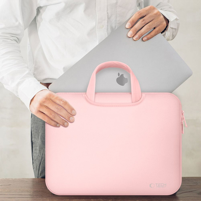 TECH-PROTECT NEOPREN BAG LAPTOP 13-14 DUSTY ROSE