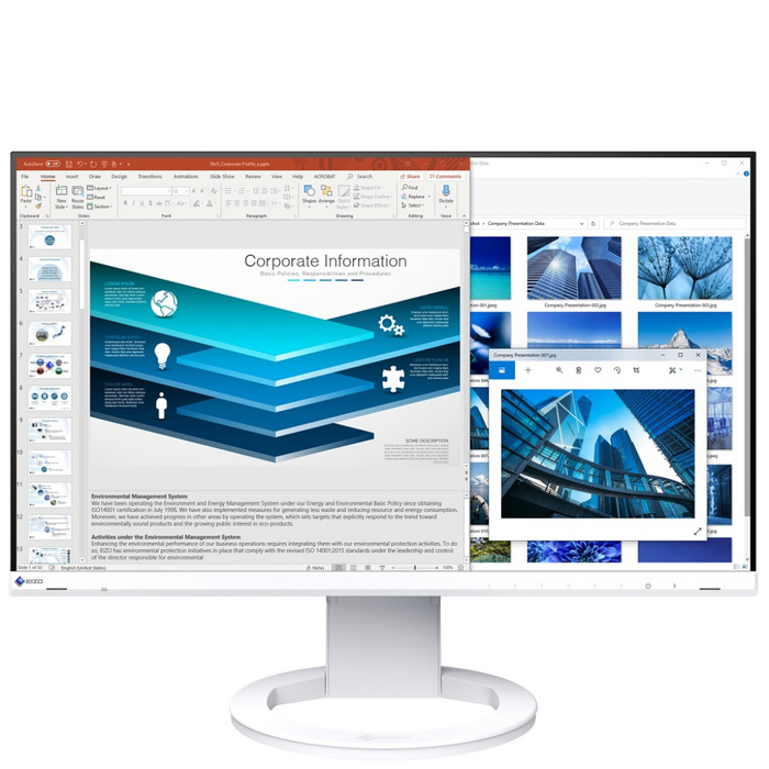Monitor Eizo FlexScan EV2480 biały LED/IPS