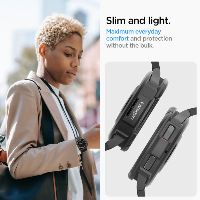 Etui Spigen Liquid Air Samsung Galaxy Watch 6 Classic (47 MM) Matte Black Case