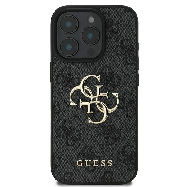 Etui Guess iPhone 16 Pro 6.3" czarny/black hardcase 4G Big Logo