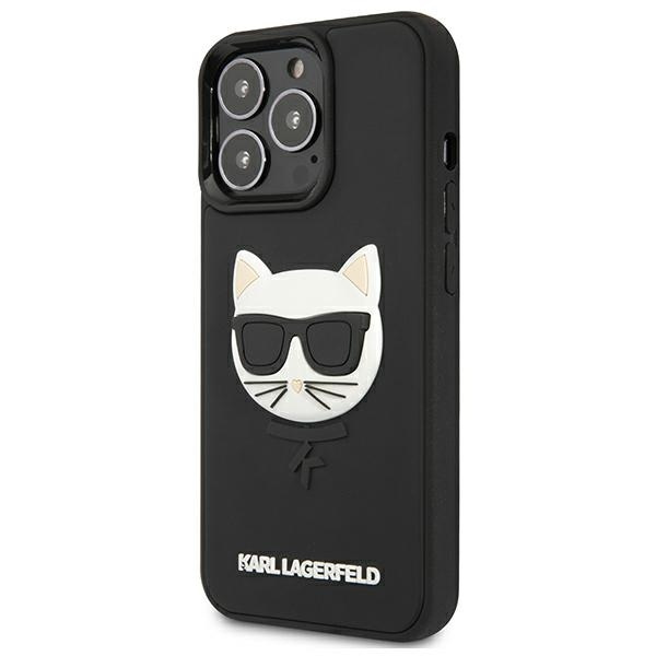 Etui KARL LAGERFELD Apple iPhone 13 Pro 3D Rubber Choupette Czarny Hardcase