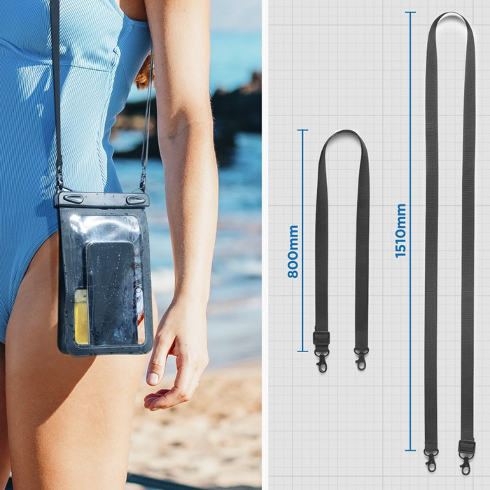 ETUI WODOODPORNE SPIGEN A603 UNIWERSALNE WATERPROOF CASE CZARNE