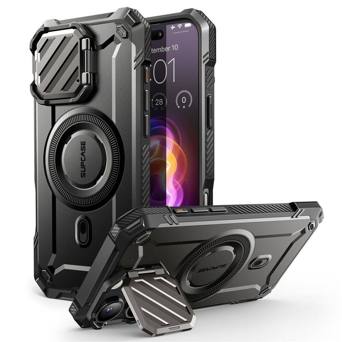 ETUI SUPCASE UB XT MAG MAGSAFE IPHONE 16 BLACK