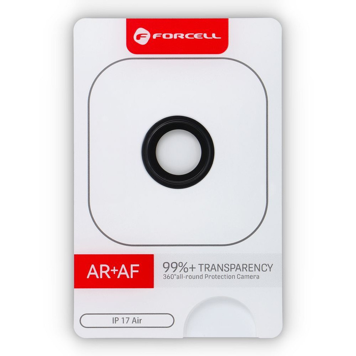 Szkło hartowane na aparat do iPhone 17 Air Forcell Premium czarny