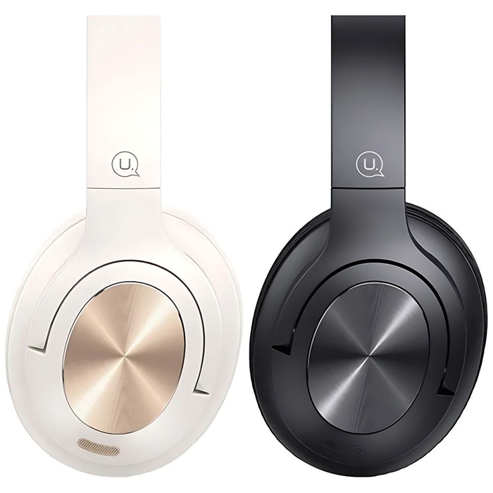 USAMS Słuchawki nauszne Bluetooth 5.3 US-YH Series czarny/black TDLYEJYS01 (USAMS-YH21)