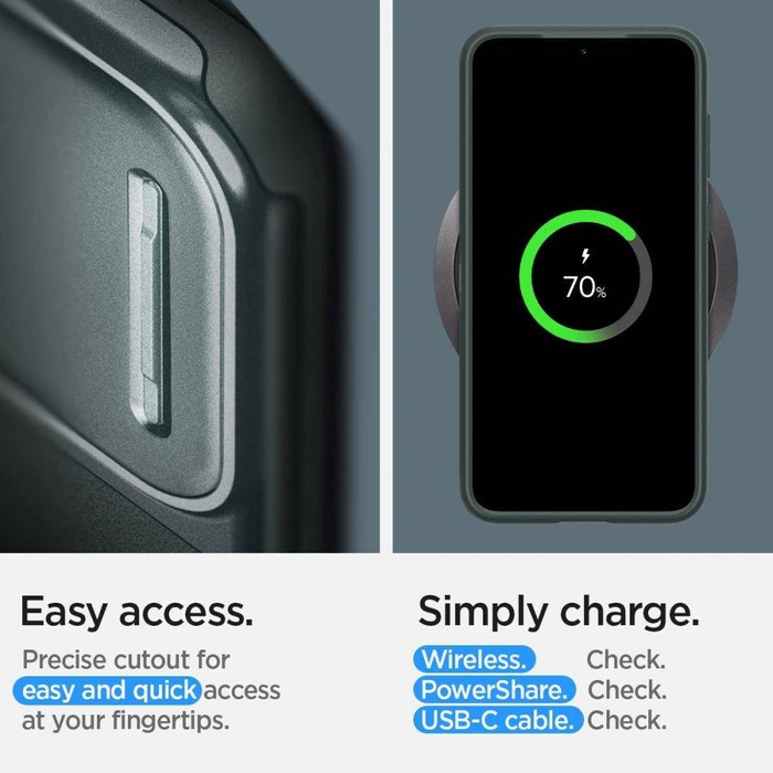 Etui Spigen Optik Armor Galaxy S23 Abyss Green Case
