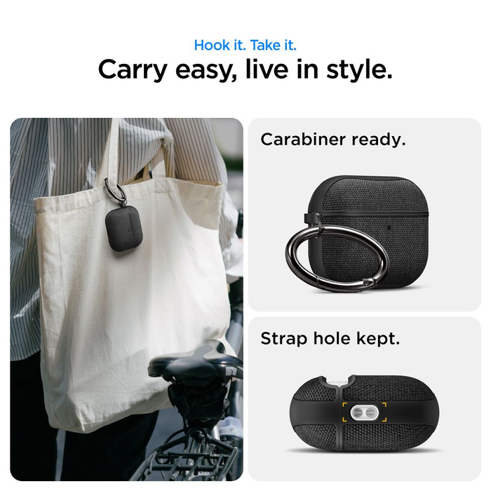 ETUI SPIGEN AIRPODS PRO 3 URBAN FIT BLACK