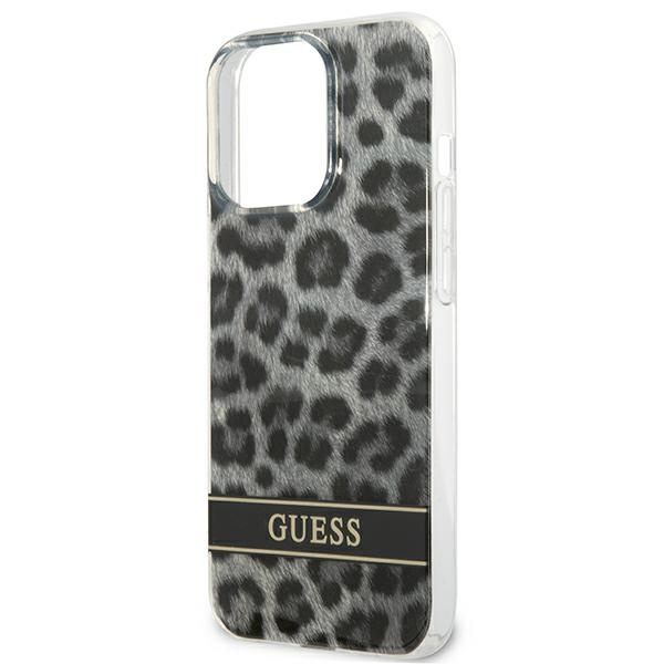 Etui GUESS Apple iPhone 13 13 Pro Leopard Szary Hardcase