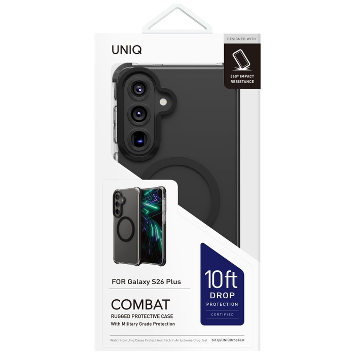 Etui UNIQ Combat do Samsung Galaxy S26   Plus Magclick Charging czarny