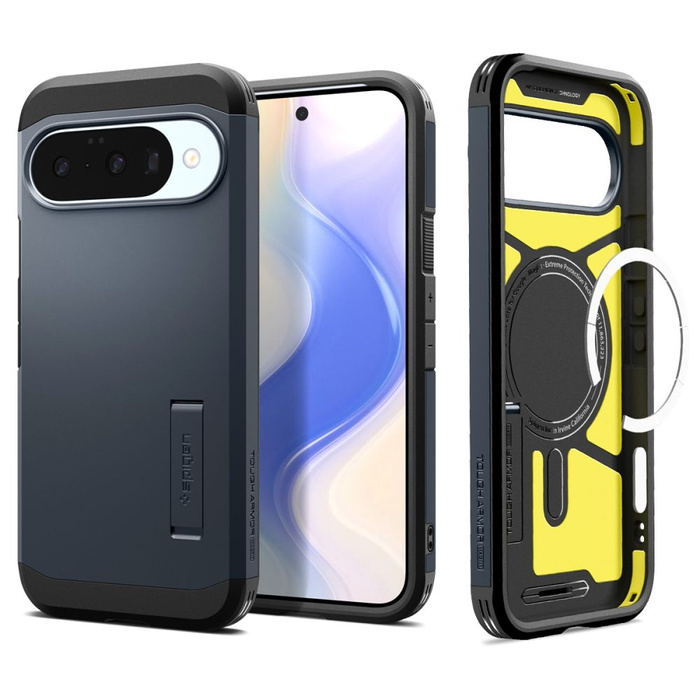 ETUI SPIGEN GOOGLE PIXEL 10 / 10 PRO TOUGH ARMOR MAG MAGSAFE METAL SLATE