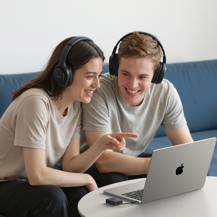 Transmiter Ugreen BT305 Bluetooth 5.4 - czarny