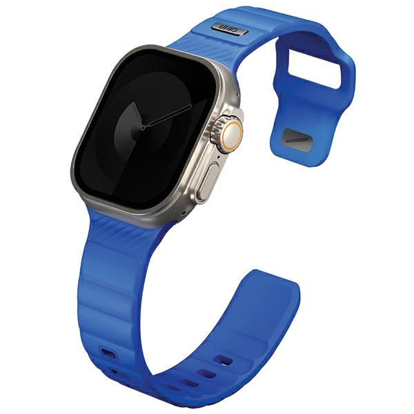 Pasek UNIQ Stride Apple Watch Series1/2/3/4/5/6/7/8/9/SE/SE2/Ultra/Ultra 2 42/44/45/49mm FKM Rubber Strap niebieski/cobalt blue