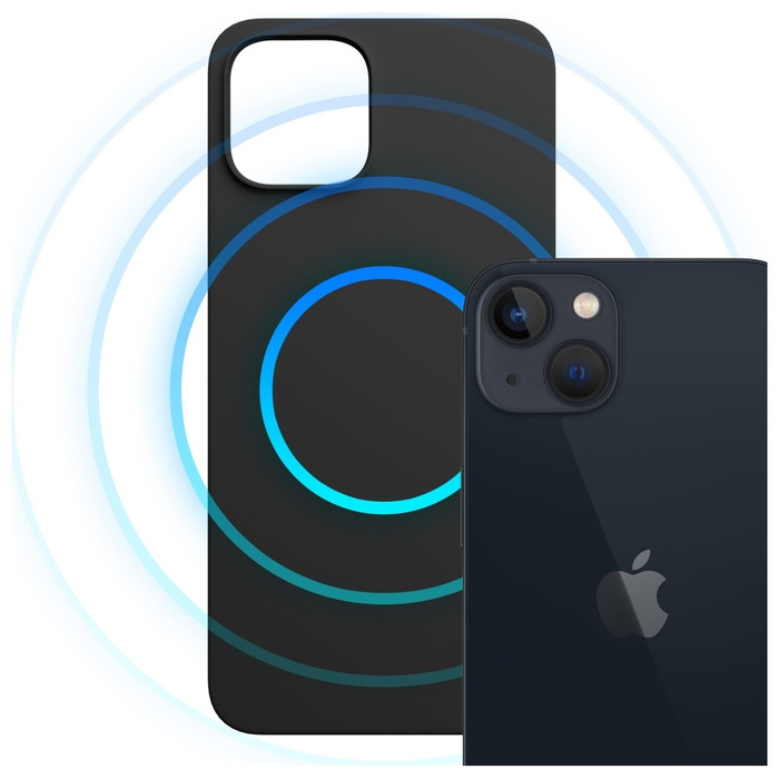 Etui 3MK Hardy MagSilicone do Apple      iPhone 14 Plus grafitowy