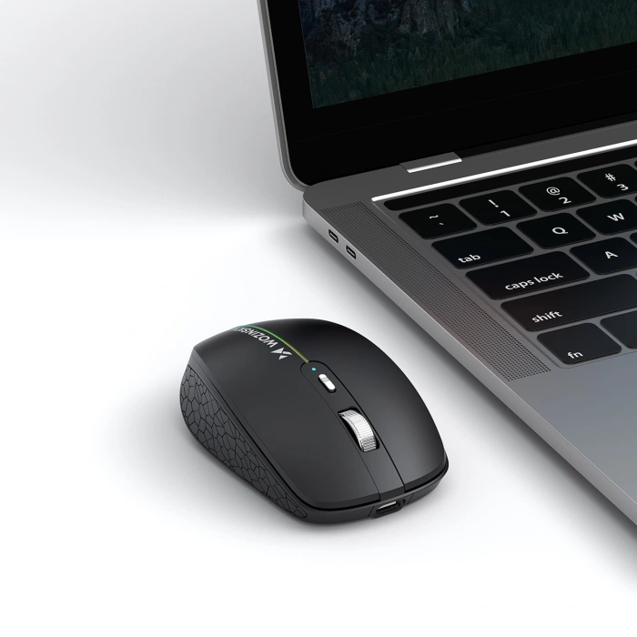 Mysz bezprzewodowa Wozinsky WMGK-1132 podświetlana RGB - czarna