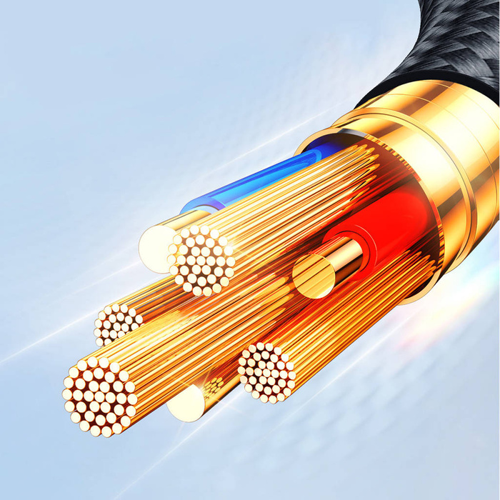 Kabel USB 4w1 USB-A -  USB-C / 2 x Lightning / Micro do ładowania i transmisji danych 1.2m Joyroom S-1T4018A18 - czarny