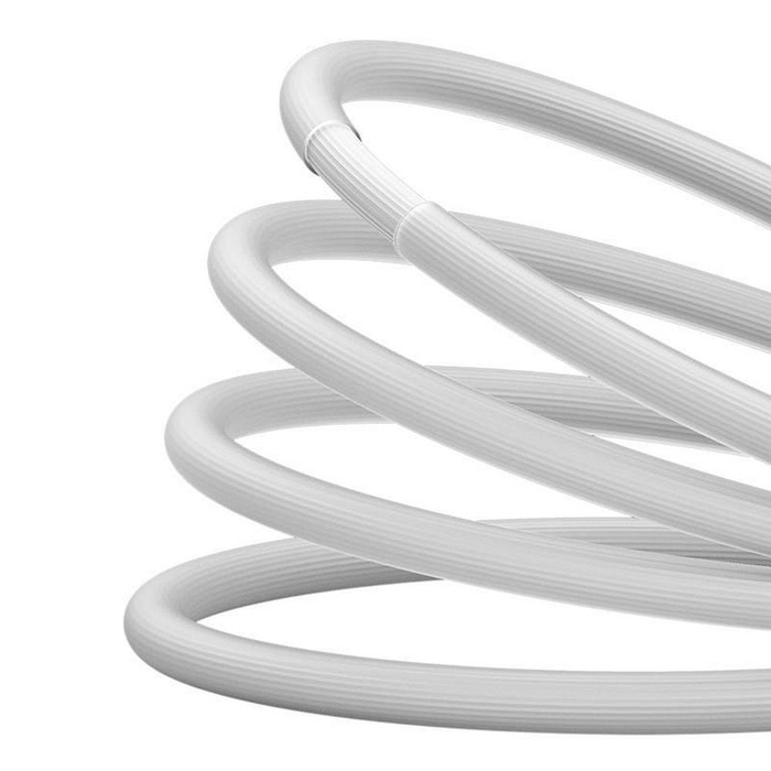 BASEUS kabel Typ C do Typ C CoolPlay Power Delivery 100W 1m biały CAKW000202