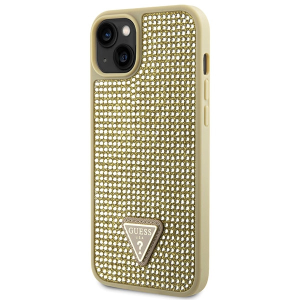 Etui Guess GUHCP14SHDGTPD iPhone 14 6.1" złoty/gold hardcase Rhinestone Triangle Case