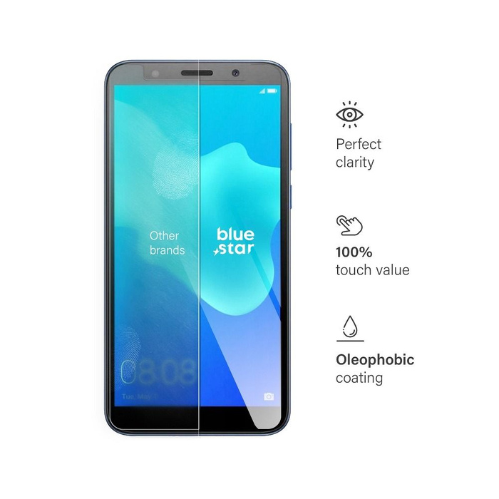 Szkło hartowane do Huawei Y5 2018 Blue Star