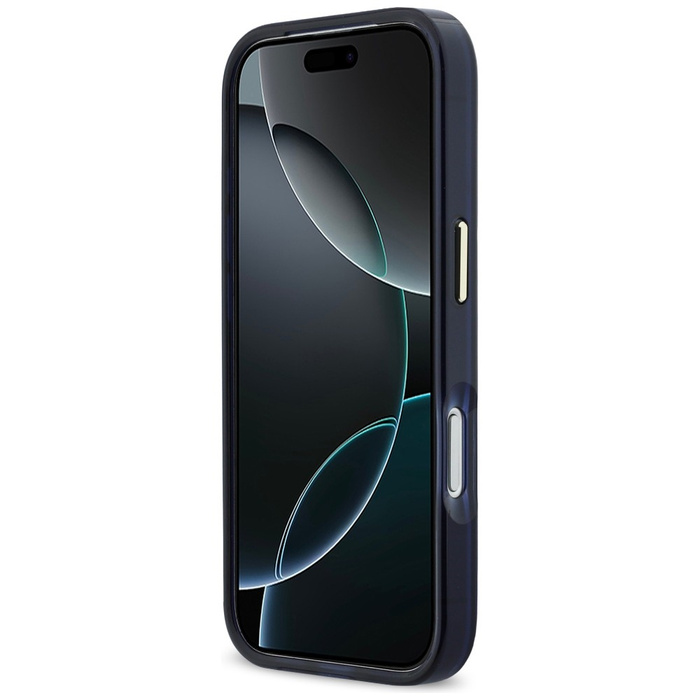 Etui Karl Lagerfeld IML Choupettes Karl  Script Logo MagSafe do iPhone 17 Pro niebieski