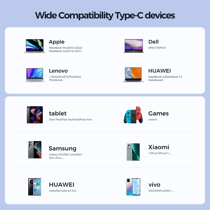 Kabel Joyroom Pioneer Series SA31-CC5 USB-C / USB-C 240W 1.2m - czarny