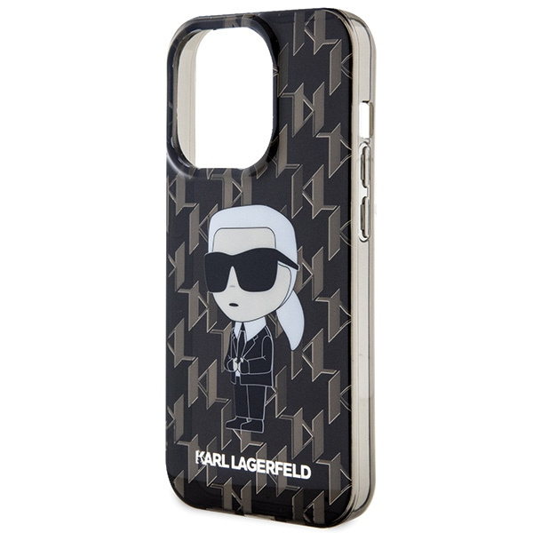 Etui Karl Lagerfeld KLHCP15XHNKMKLK iPhone 15 Pro Max 6.7" transparent hardcase Monogram Ikonik Case