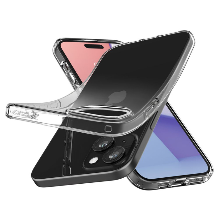 Etui Spigen Liquid Crystal iPhone 15 Plus Crystal Clear Case