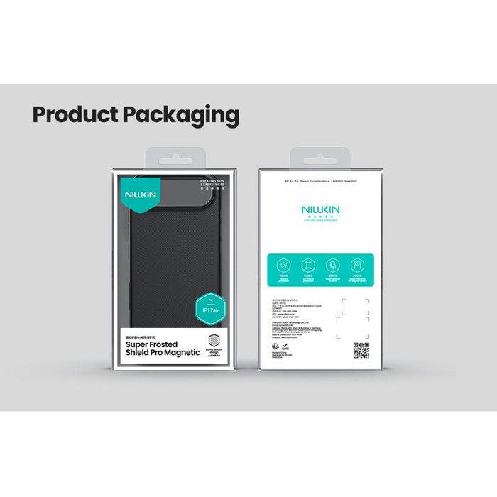 NILLKIN SUPER SHIELD PRO MAGNETIC IPHONE 17 AIR BLACK / CZARNY