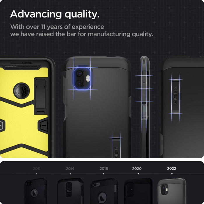 ETUI SPIGEN TOUGH ARMOR GALAXY XCOVER 6 PRO BLACK CASE