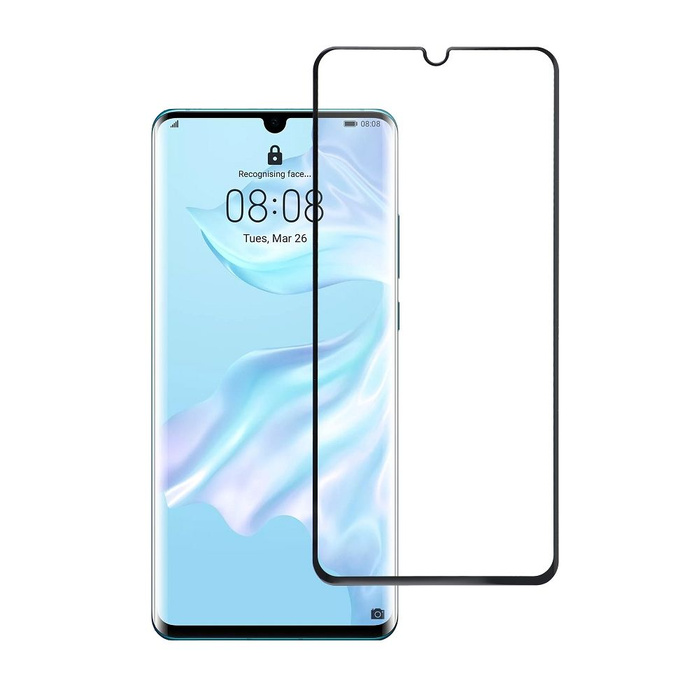 Szkło hartowane do Huawei P30 PRO (full glue / case friendly) Blue Star 5D czarne