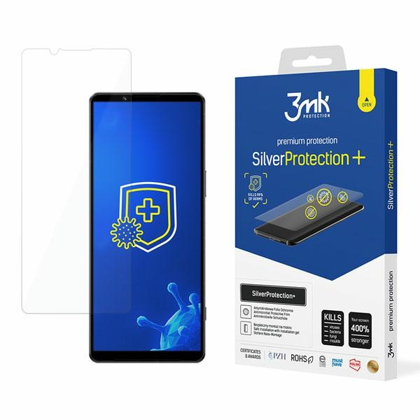 Folia Ochronna 3MK Sony Xperia 1 IV Silver Protect+ Folia Antymikrobowa Montowana Na Mokro