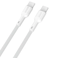 Kabel Dudao L9C Max 240W PD USB-C - USB-C 1,2m - biały