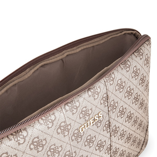 Etui GUESS Laptop 13 Sleeve 4G UPTOWN Brązowy Case