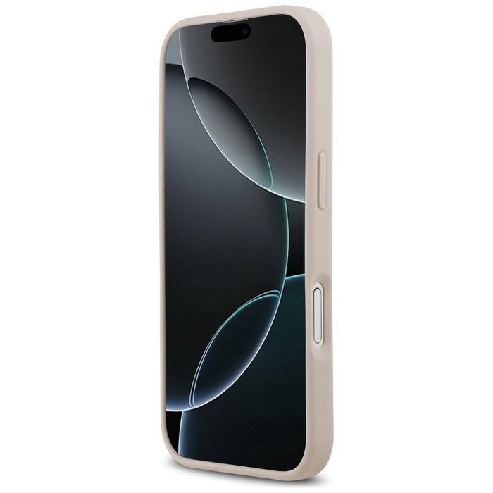 Etui Guess 4G Circle Classic Logo        MagSafe do iPhone 17 różowy