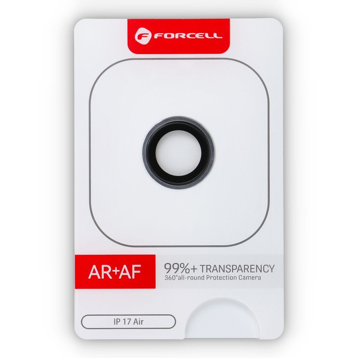 Szkło hartowane na aparat do iPhone 17 Air Forcell Premium srebrne