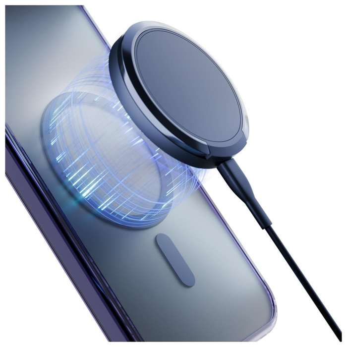 Etui 3MK Frosty MagCase do Apple iPhone  17 Air fioletowy