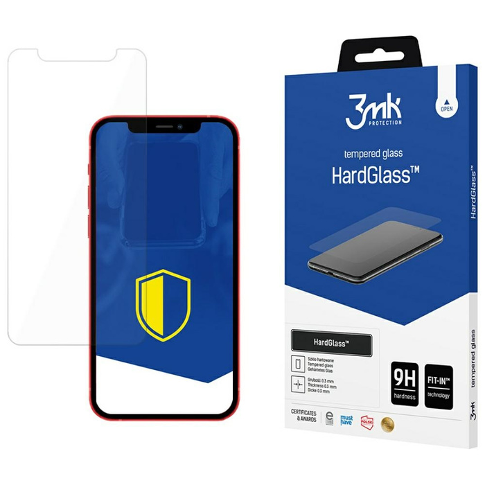 Szkło hartowane 3MK HardGlass do iPhone   12 Mini