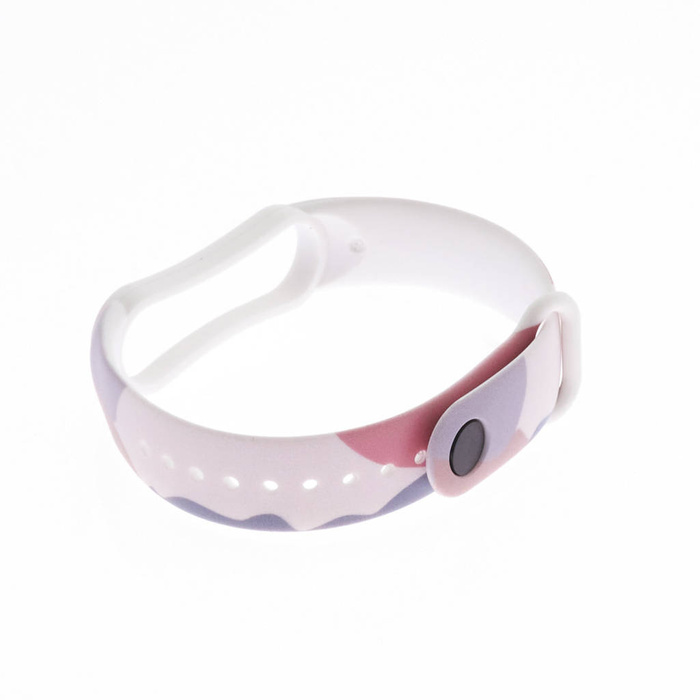 Strap Moro opaska do Xiaomi Mi Band 6 / Mi Band 5 silikonowy pasek bransoletka do zegarka wzór 12