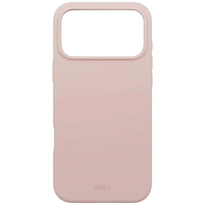 Etui UNIQ Lino do iPhone 17 Pro Max      Magclick Charging różowy