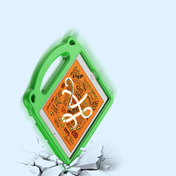 Dux Ducis Panda bezpieczne dla dzieci dziecięce miękkie etui do iPad mini 5 / 4 / 3 / 2 / 1 z miejscem na rysik żółty