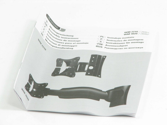 Uchwyt ŚCIENNY Obrotowy LCD Vesa VIVANCO WM 2210 DO Telewizora LCD