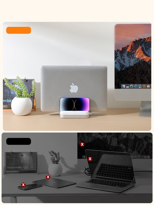 Joyroom uchwyt podstawka na laptopa biała (JR-ZS374)