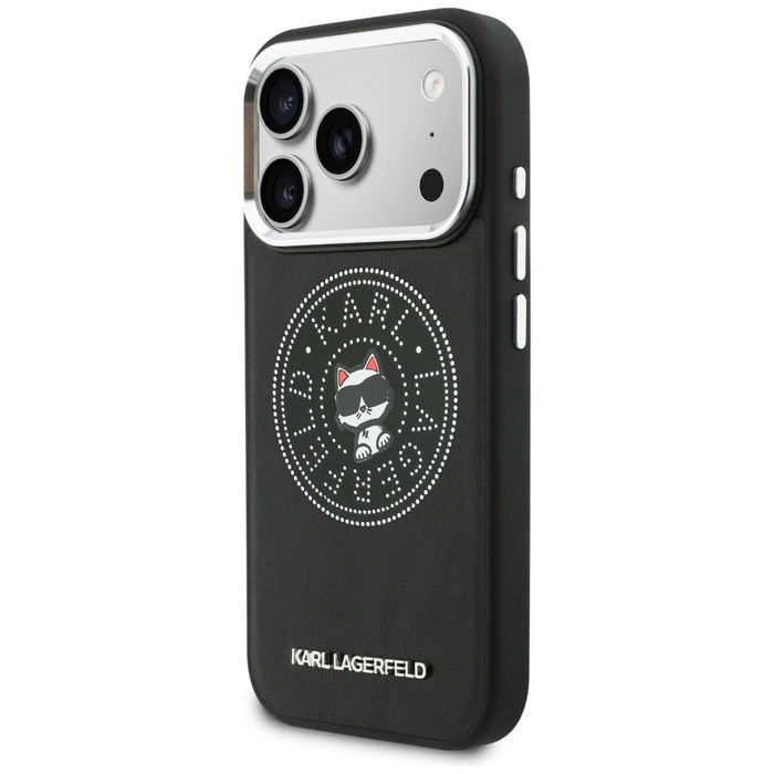 Etui Karl Lagerfeld Point & Choupette    Sketch MagSafe do iPhone 17 Pro czarny